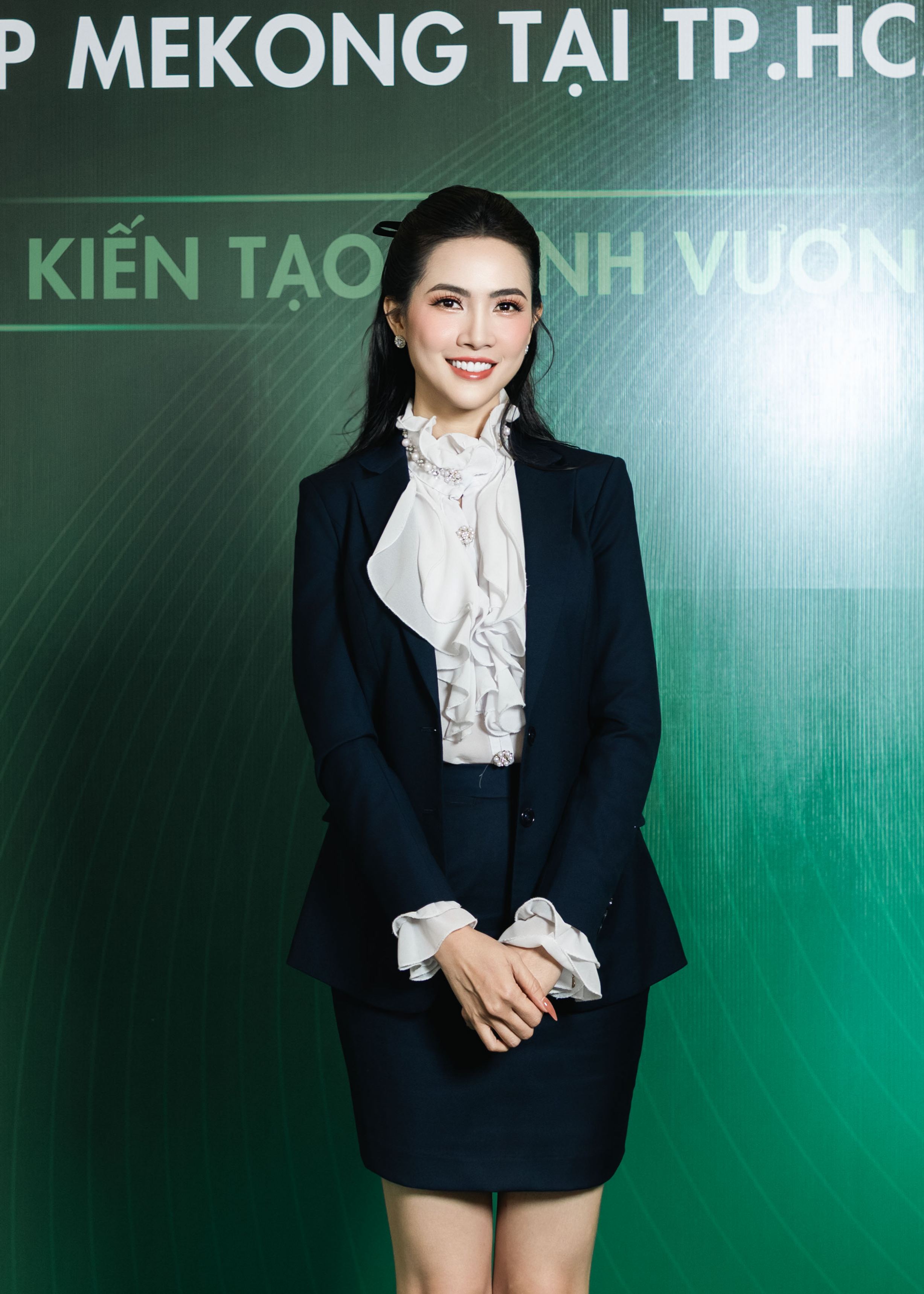 Hoa hậu sinh năm 1990 được bổ nhiệm làm Phó Chủ tịch CLB Doanh nghiệp Mekong - Ảnh 1.