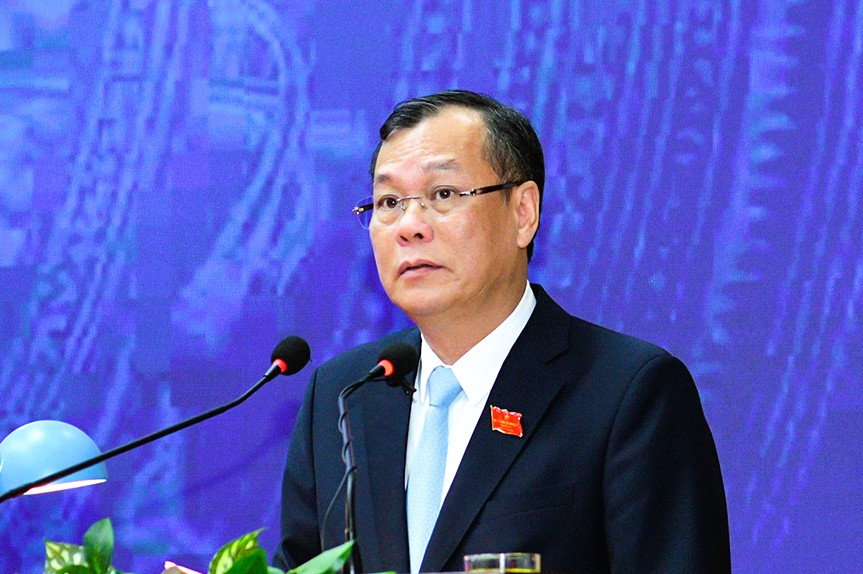 &Ocirc;ng L&ecirc; Quốc Chỉnh t&aacute;i đắc cử Chủ tịch HĐND tỉnh Ninh B&igrave;nh - Ảnh 1.