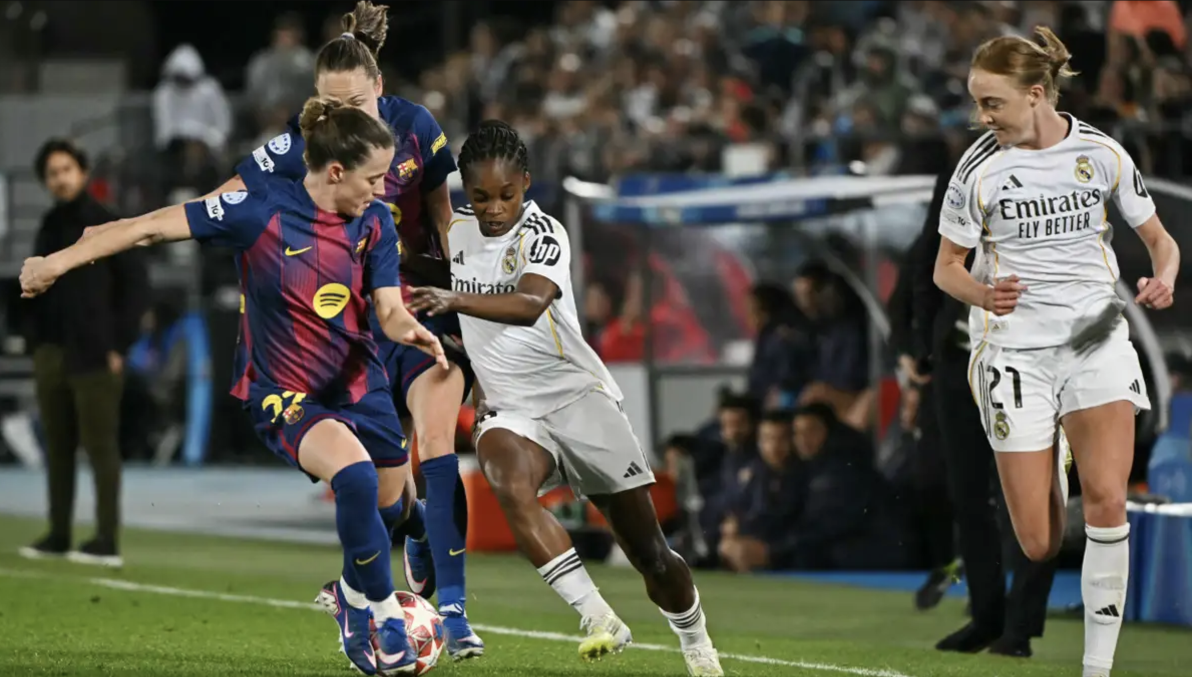 Barcelona đè bẹp Real Madrid trận "siêu kinh điển", tiến sát ngôi vô địch nữ Liga - Ảnh 4.