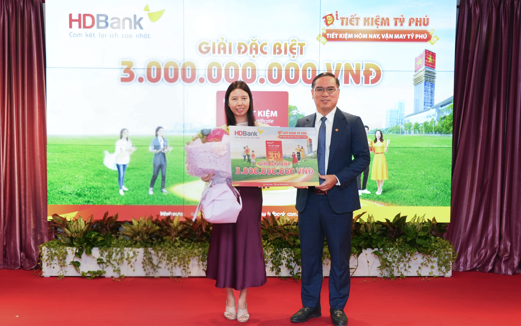 HDBank trao giải “Tiết kiệm Tỷ phú”: Nhân bội niềm vui từ những giá trị tích lũy