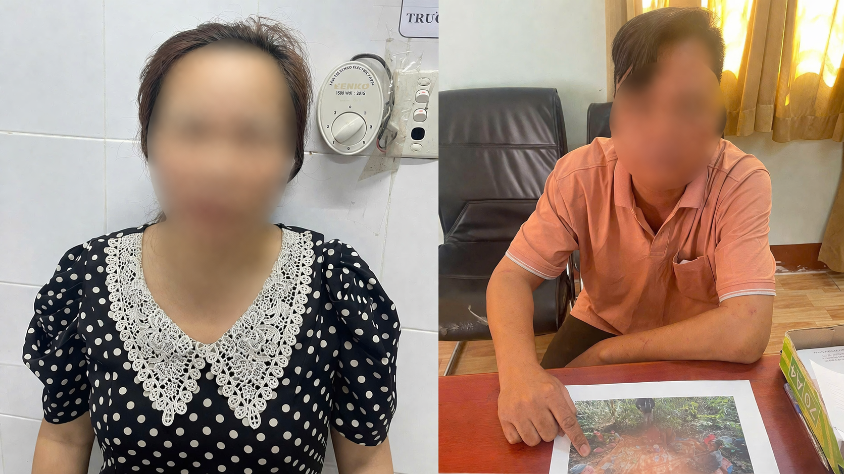 Triệt phá tụ điểm đánh bạc trong rừng, tạm giữ 8 người - Ảnh 2.
