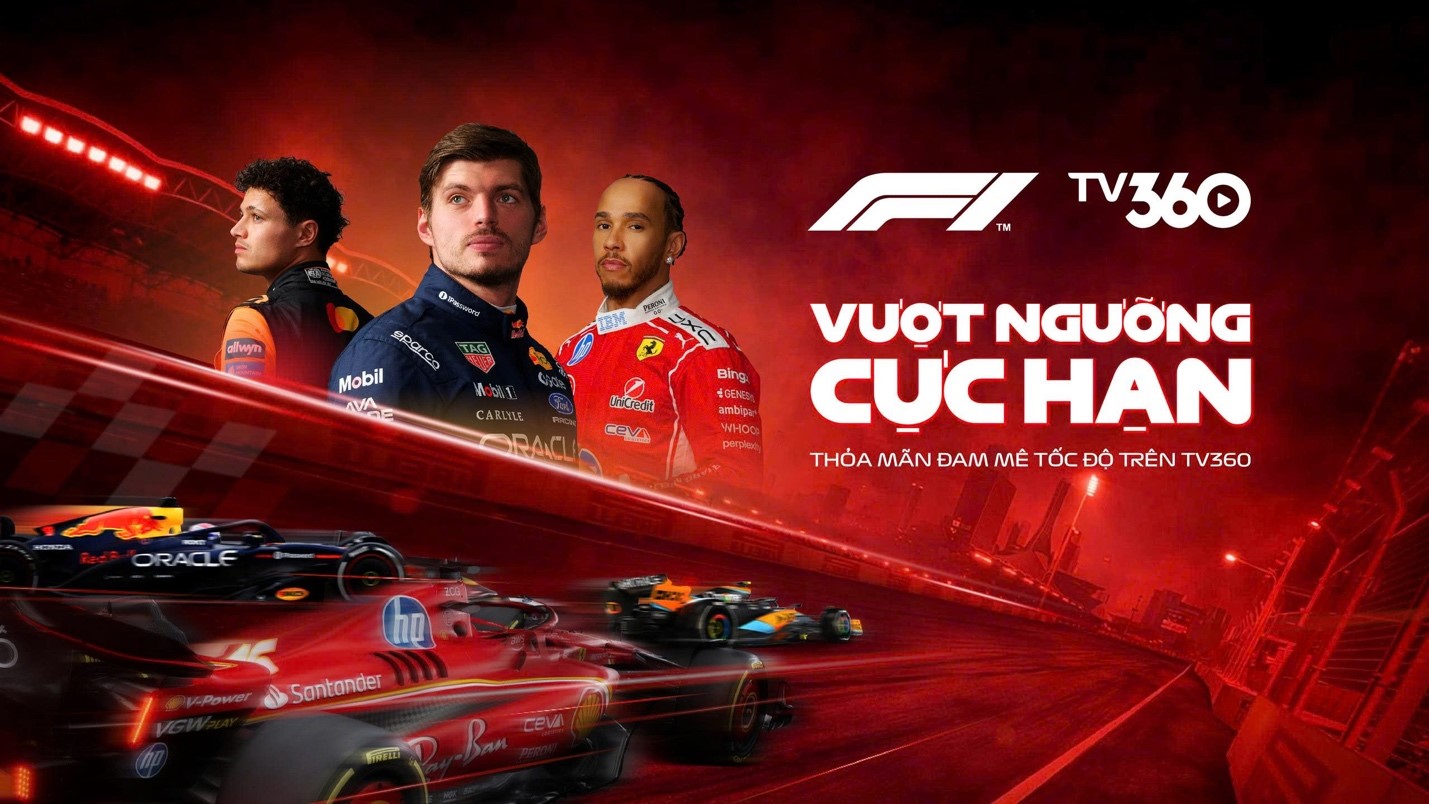 TV360 độc quyền phát sóng Giải đua xe Công thức 1 tại Việt Nam - Ảnh 1.