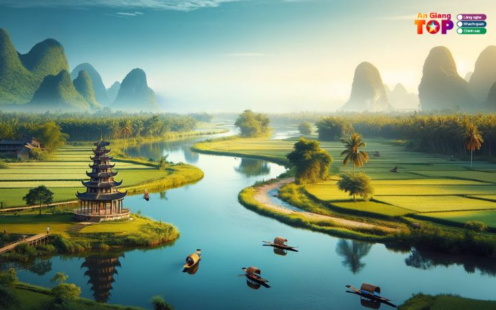 An Giang Toplist - Bức tranh toàn cảnh về du lịch và đời sống An Giang