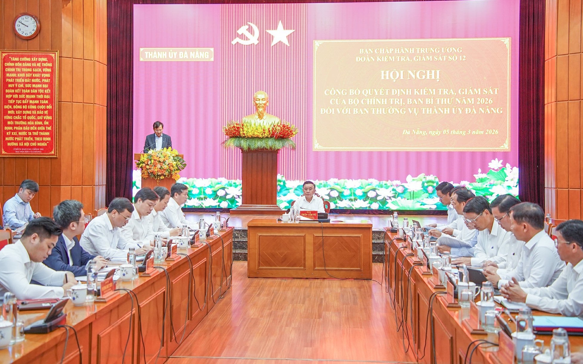 Bộ Chính trị công bố quyết định kiểm tra, giám sát Ban Thường vụ Thành ủy Đà Nẵng