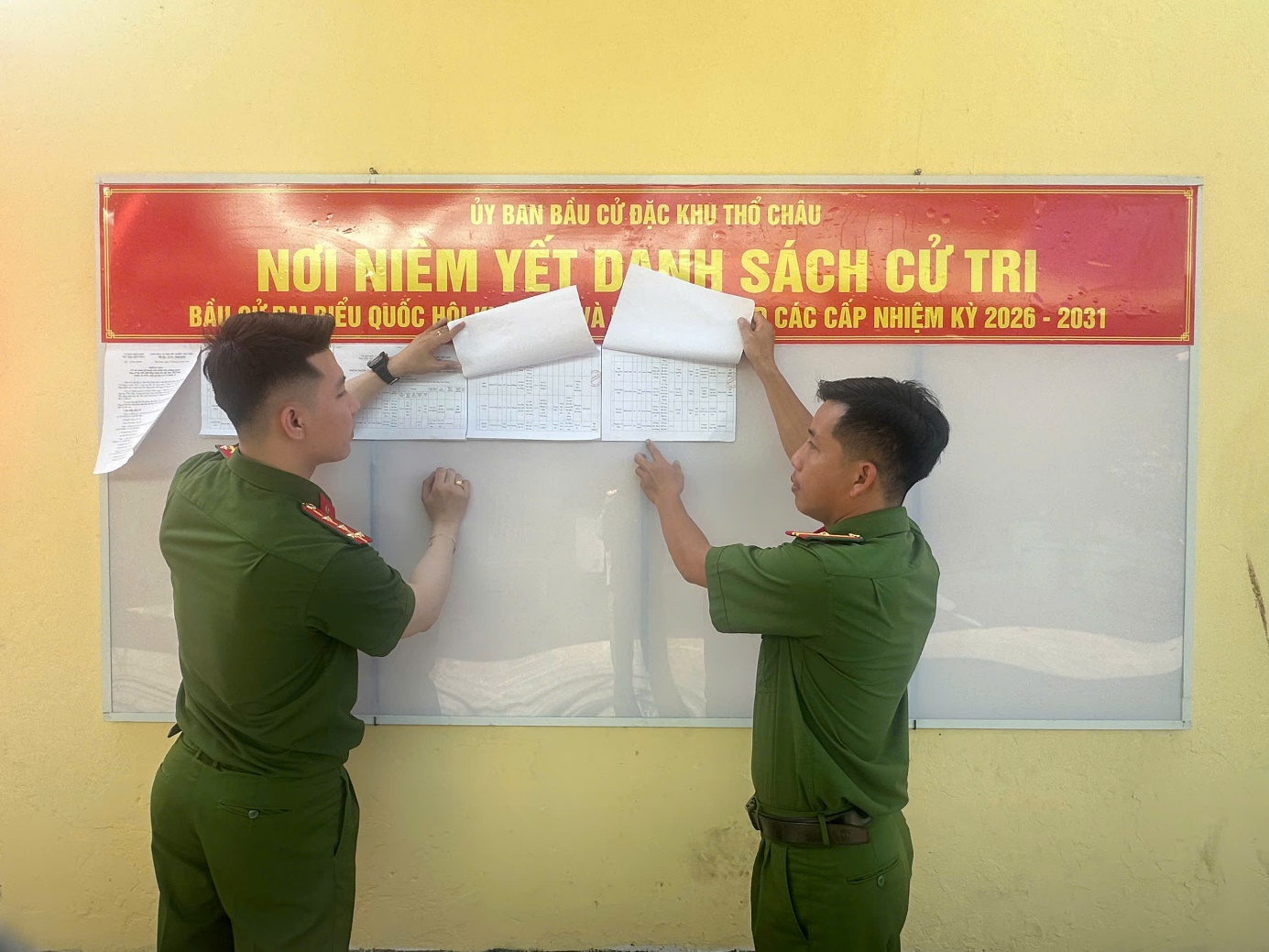 Công an tỉnh An Giang đảm bảo an ninh bầu cử sớm tại Thổ Châu năm 2026 - Ảnh 3.