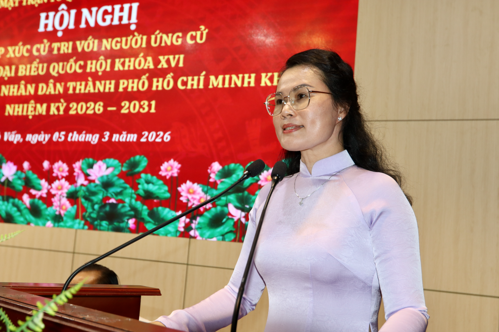 Ứng cử vi&ecirc;n ĐBQH L&ecirc; Thụy Mỵ Ch&acirc;u: Cần c&oacute; cơ chế đặc th&ugrave; cho ng&agrave;nh gi&aacute;o dục TPHCM - Ảnh 1.