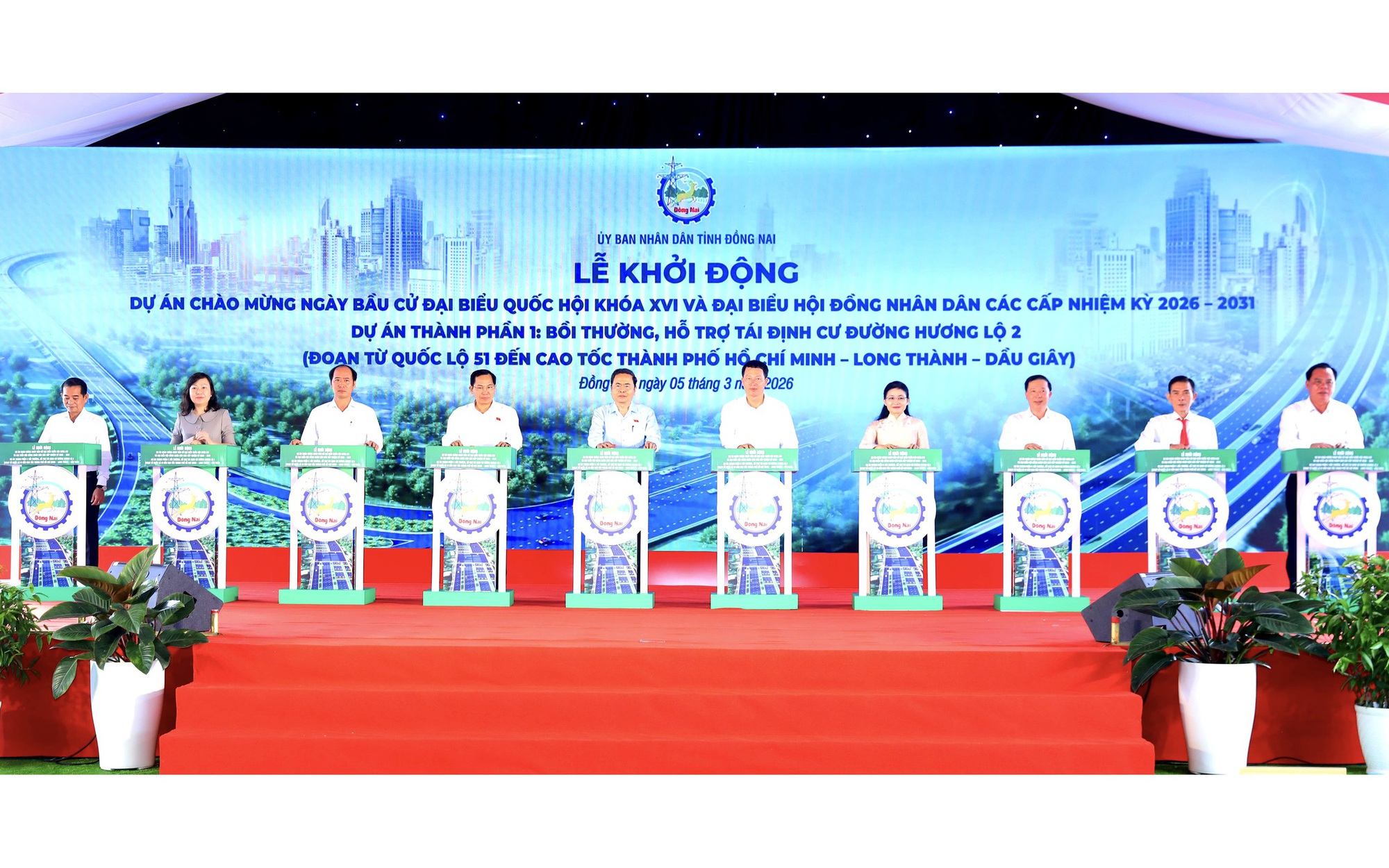 Đồng Nai khởi động dự án kết nối cao tốc TPHCM - Long Thành - Dầu Giây