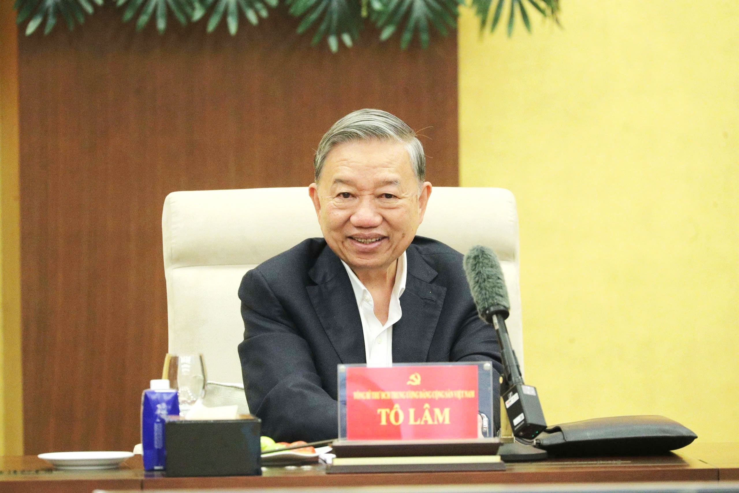 Tổng B&iacute; thư T&ocirc; L&acirc;m chủ tr&igrave; Hội nghị kiểm tra , gi&aacute;m s&aacute;t đảng ủy Quốc hội 2026 - Ảnh 1.