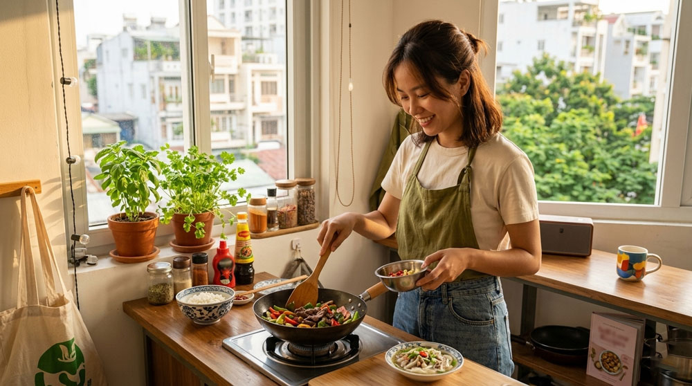 Tự nấu, tự yêu thương mình - Ảnh 1.