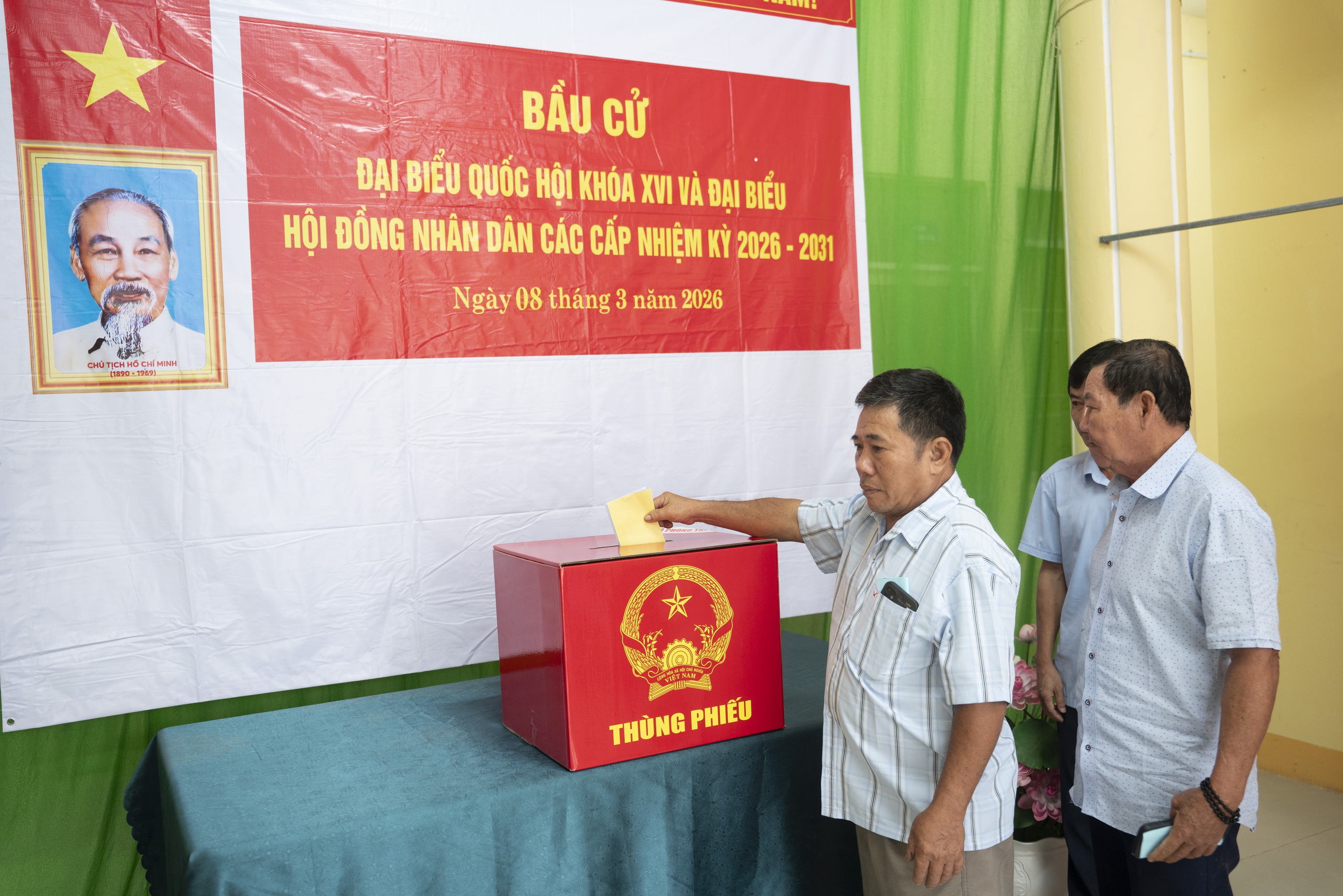 Cử tri Thổ Châu nô nức bầu cử sớm đại biểu Quốc hội năm 2026 - Ảnh 9.