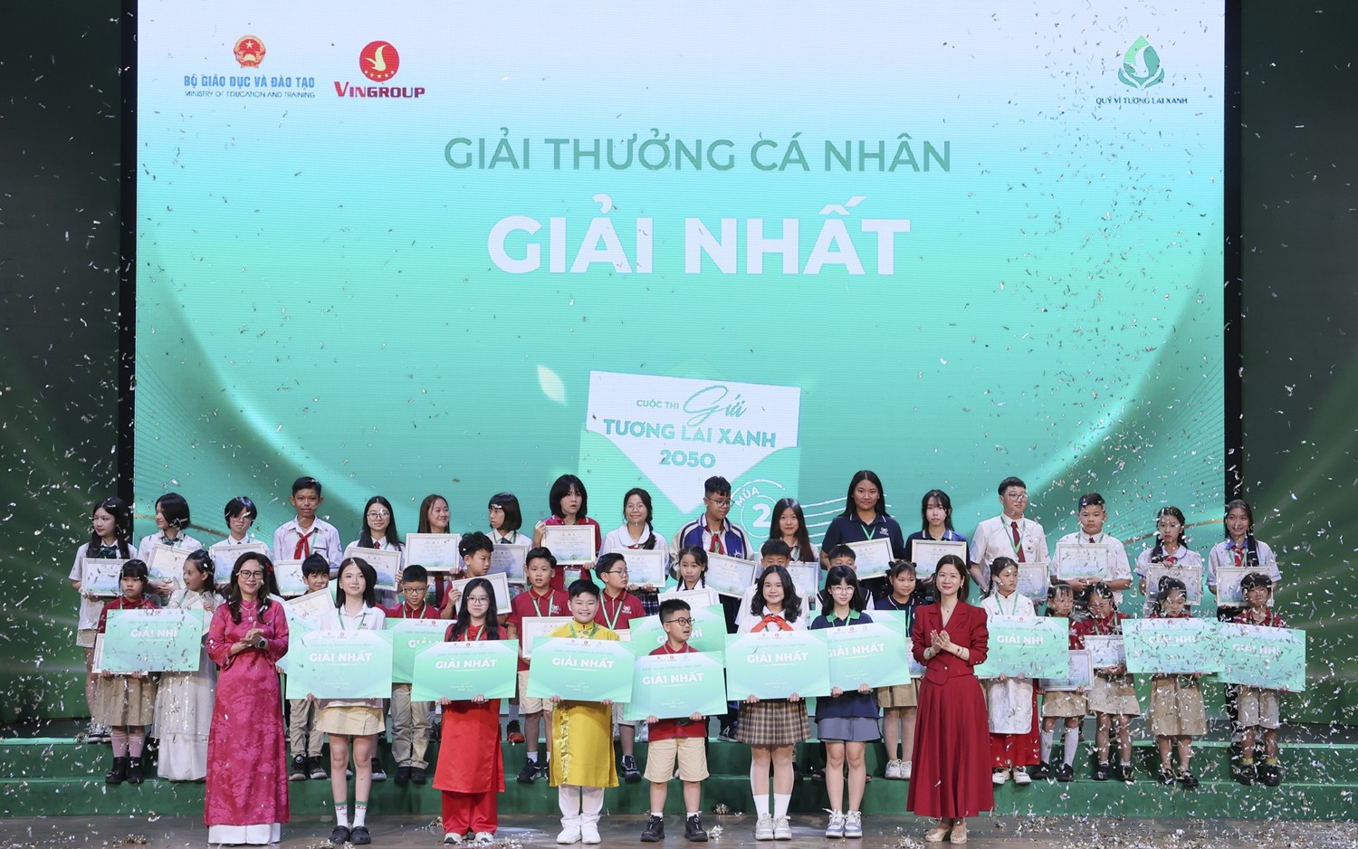 Lộ diện các quán quân giành giải thưởng 2,5 tỉ đồng của cuộc thi “Gửi tương lai Xanh 2050” mùa 2