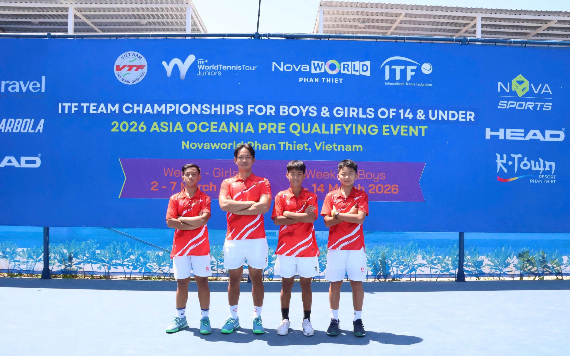 Việt Nam và 13 quốc gia tranh tài, giành vé dự Final Qualifying ITF World Junior U14