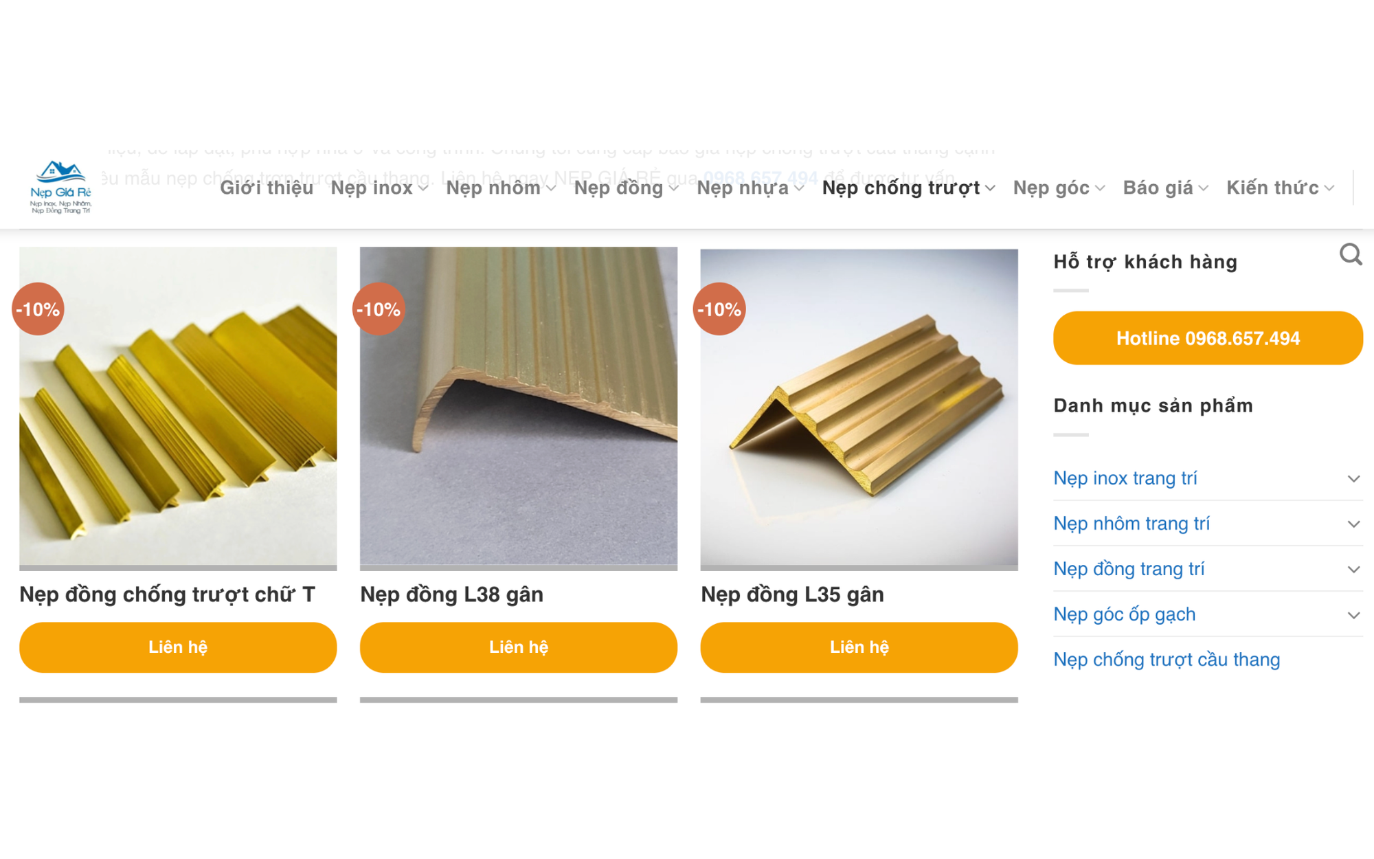 Nẹp chống trượt cầu thang – An tâm trong từng bước chân cùng Nẹp Giá Rẻ
