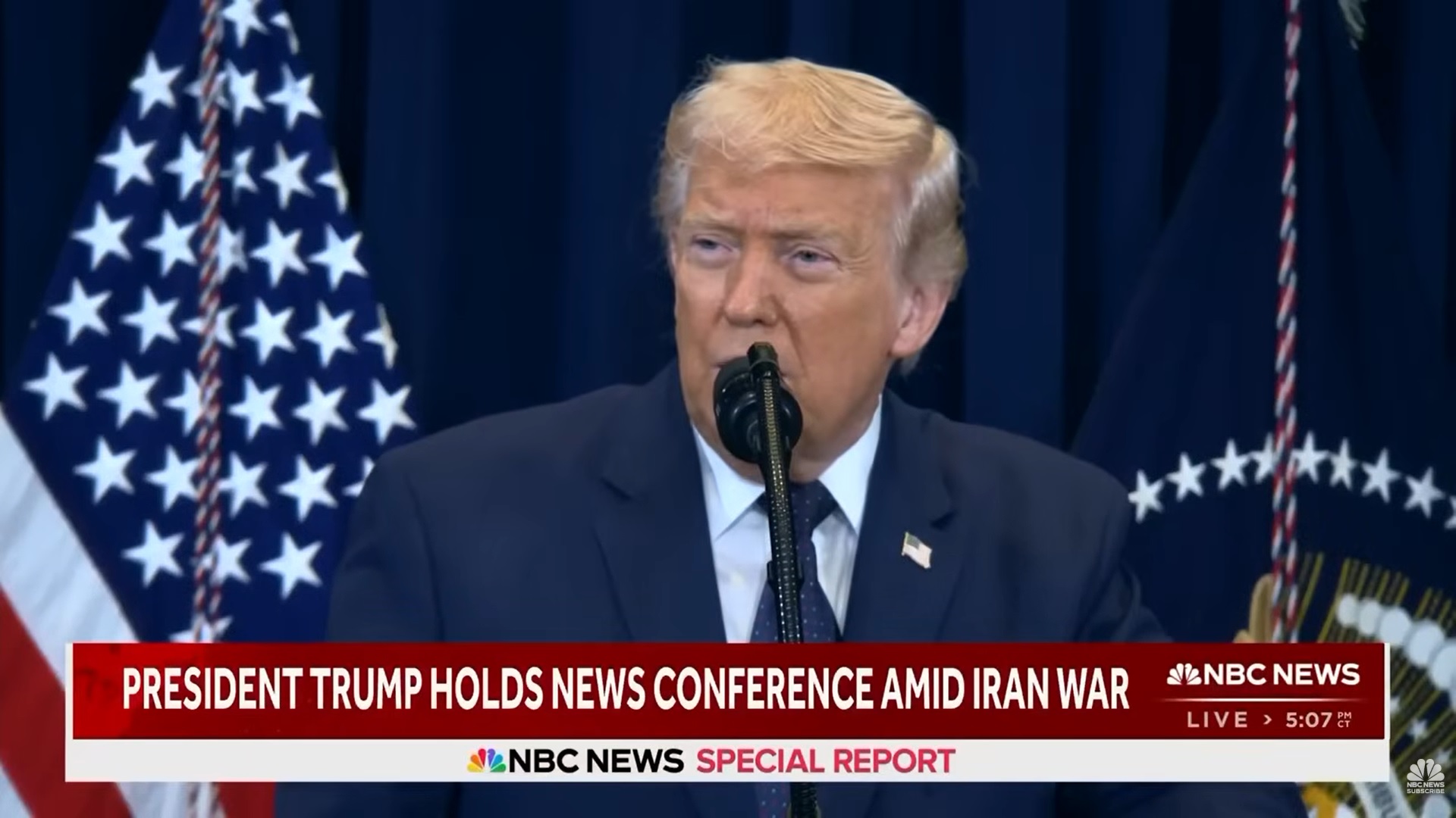 &Ocirc;ng Donald Trump: Chiến dịch tại Iran th&agrave;nh c&ocirc;ng, gi&aacute; dầu sẽ sớm hạ nhiệt - Ảnh 1.