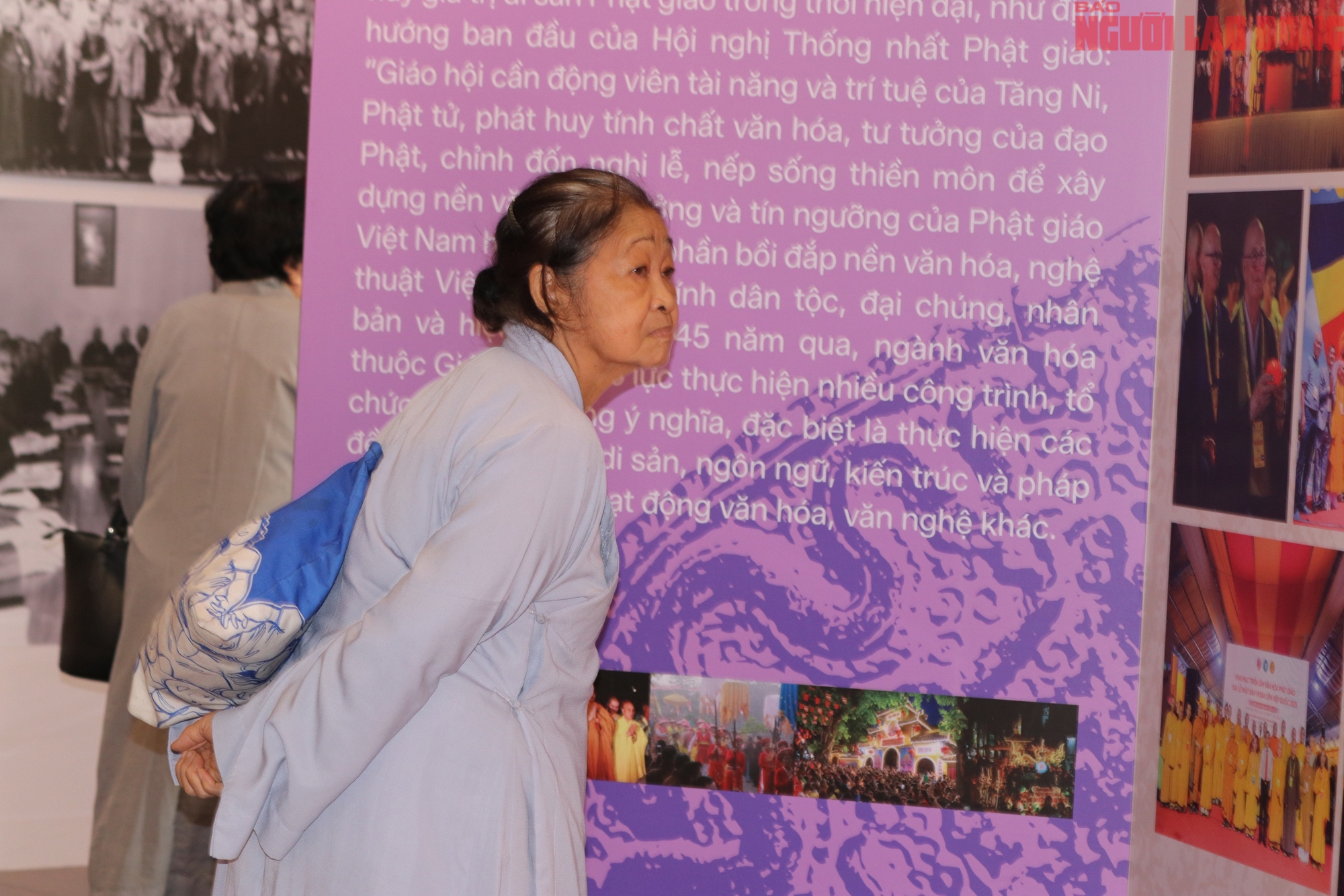 Triển l&atilde;m "45 năm Gi&aacute;o hội Phật gi&aacute;o Việt Nam: Ph&aacute;t triển c&ugrave;ng đất nước - Bước v&agrave;o kỷ nguy&ecirc;n mới" - Ảnh 19.