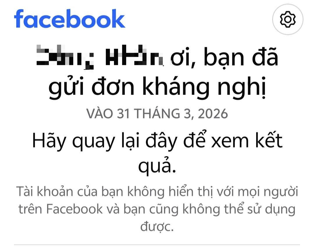 Chủ shop online "to&aacute;t mồ h&ocirc;i" v&igrave; t&agrave;i khoản Facebook đột ngột bị kh&oacute;a - Ảnh 1.