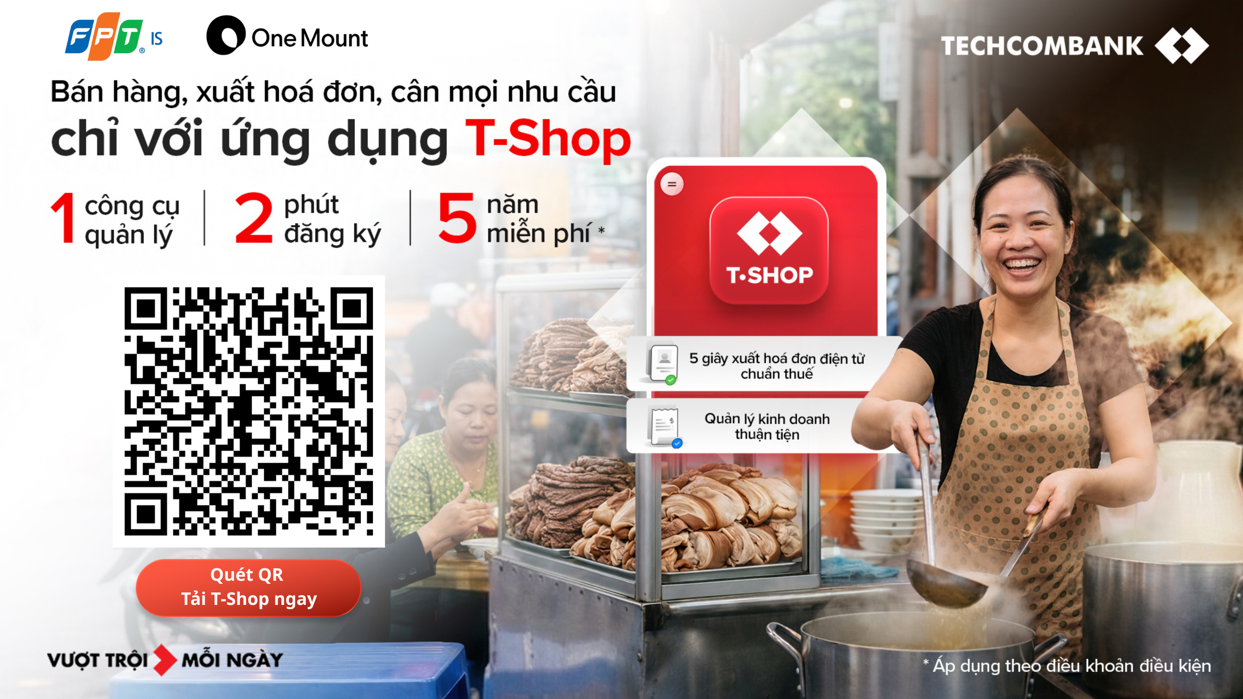 Techcombank ra mắt ứng dụng T-Shop gi&uacute;p hộ kinh doanh quản l&yacute; b&aacute;n h&agrave;ng vượt trội - Ảnh 1.