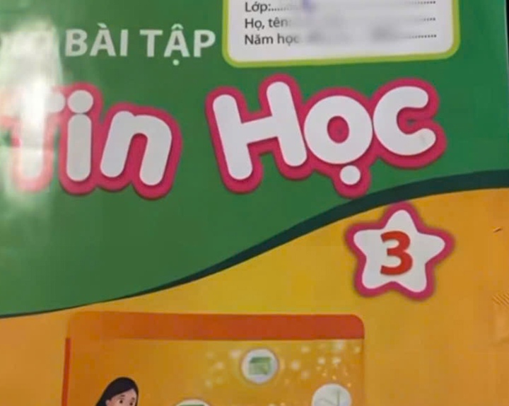Thu hồi ấn phẩm "Vở bài tập Tin học 3" vì có đường link dẫn tới web "đen" - Ảnh 1.