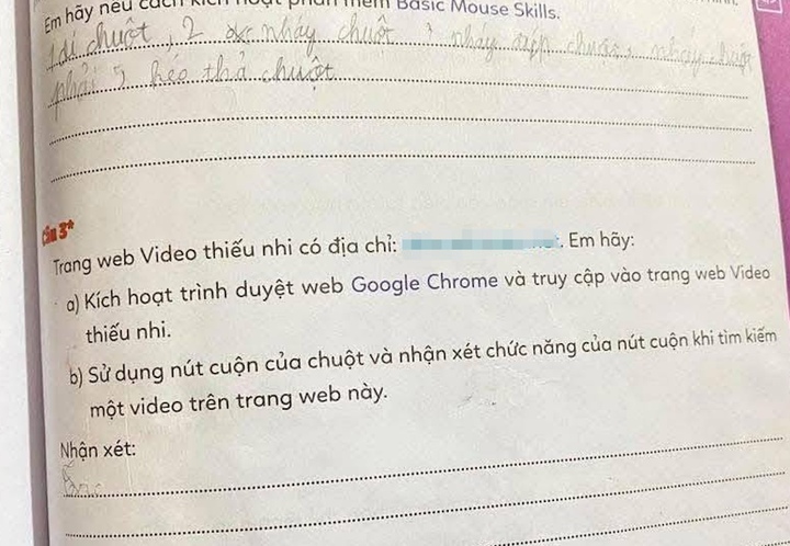 Thu hồi ấn phẩm "Vở bài tập Tin học 3" vì có đường link dẫn tới web "đen" - Ảnh 2.
