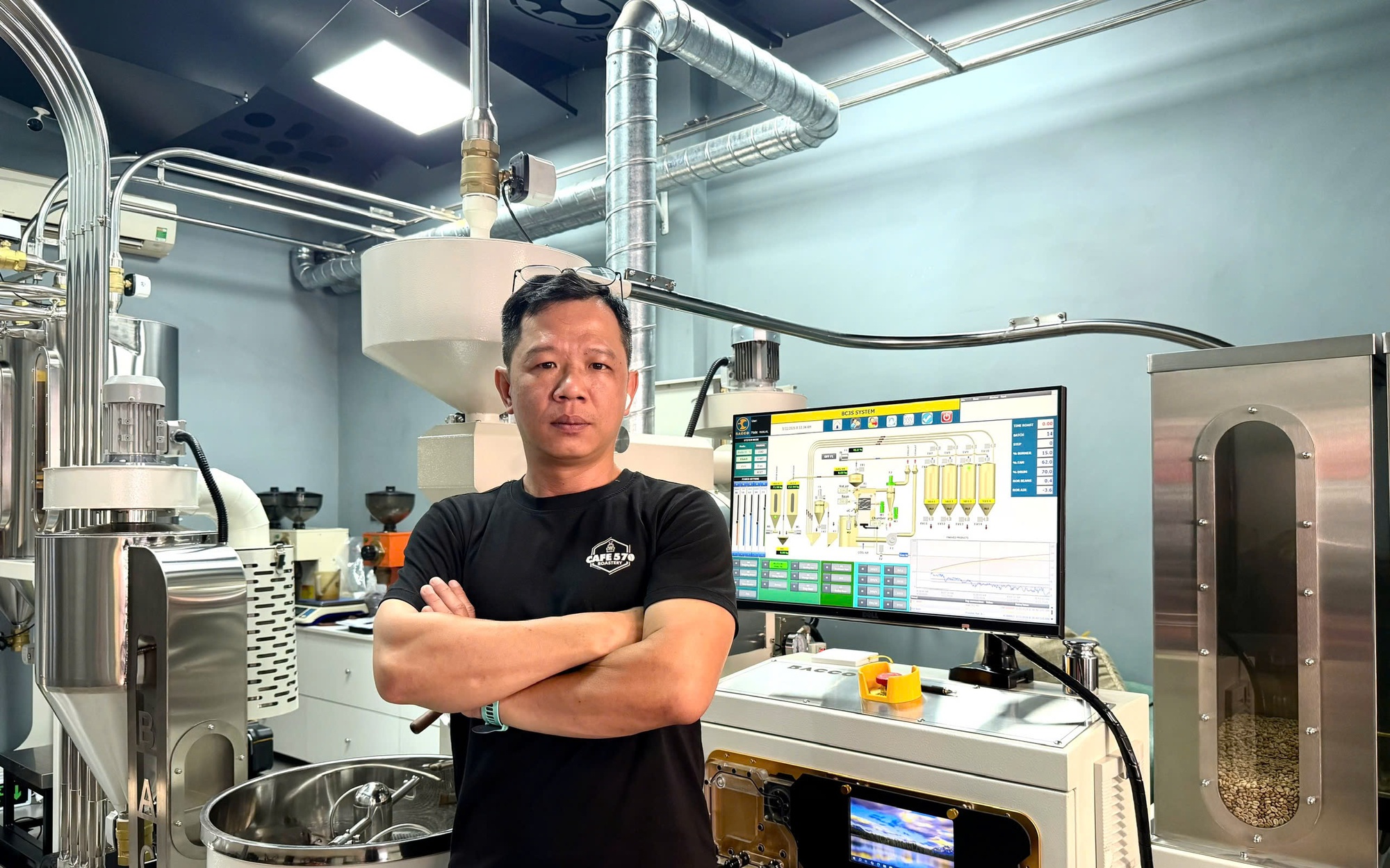 Kỳ công với nghề rang xay cà phê