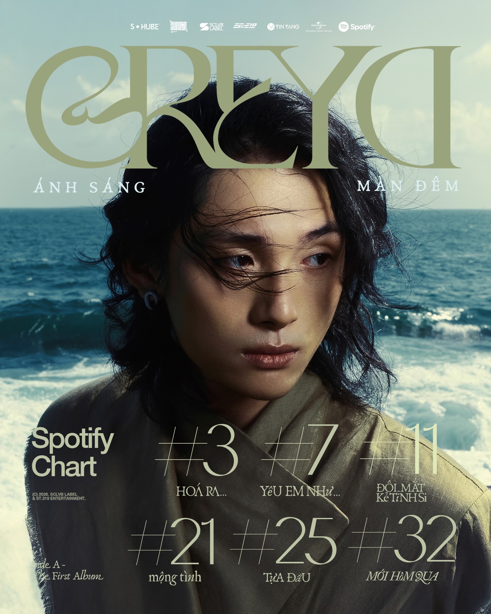 GREY D thống trị nhạc số, trở thành nghệ sĩ Việt stream cao nhất Spotify tuần qua - Ảnh 1.
