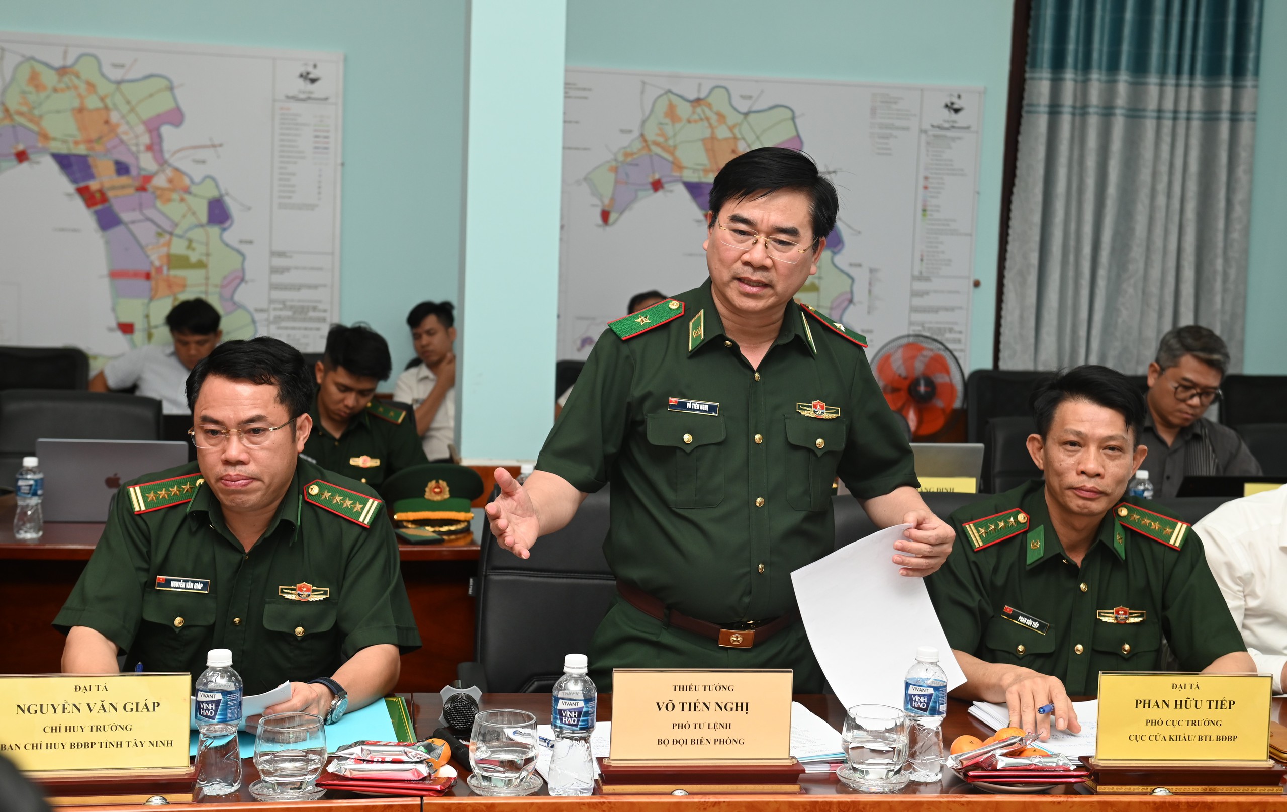 Đo&agrave;n c&ocirc;ng t&aacute;c Bộ Tư lệnh Bộ đội Bi&ecirc;n ph&ograve;ng khảo s&aacute;t cửa khẩu Quốc tế Mộc B&agrave;i - Ảnh 4.