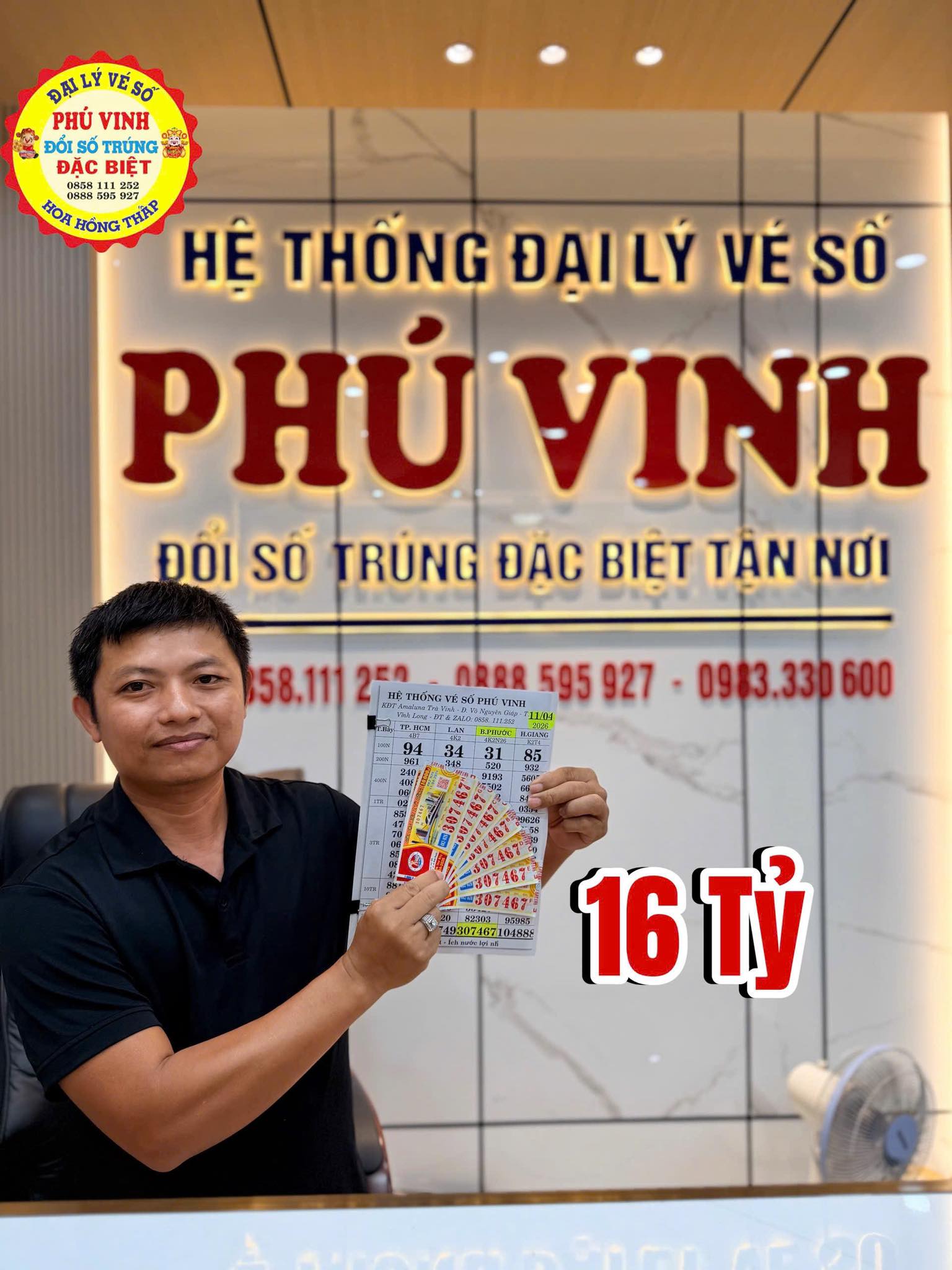 Chiều 13-4, lộ diện 4 người tr&uacute;ng giải độc đắc xổ số miền Nam - Ảnh 1.