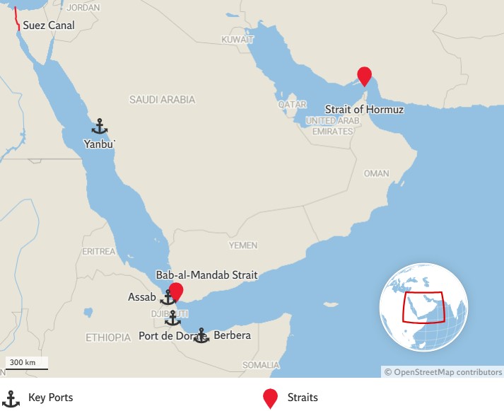 Khi Hormuz bị phong tỏa, Ả Rập Saudi gồng mình bảo vệ “cửa sau” - Ảnh 2.