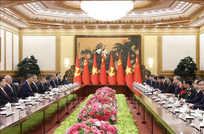 Trung Quốc bắn 21 loạt đại b&aacute;c ch&agrave;o mừng Tổng B&iacute; thư, Chủ tịch nước T&ocirc; L&acirc;m thăm cấp Nh&agrave; nước - Ảnh 11.