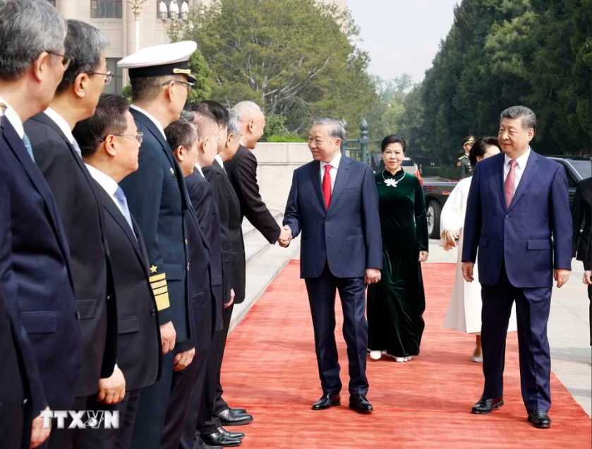 Trung Quốc bắn 21 loạt đại b&aacute;c ch&agrave;o mừng Tổng B&iacute; thư, Chủ tịch nước T&ocirc; L&acirc;m thăm cấp Nh&agrave; nước - Ảnh 7.