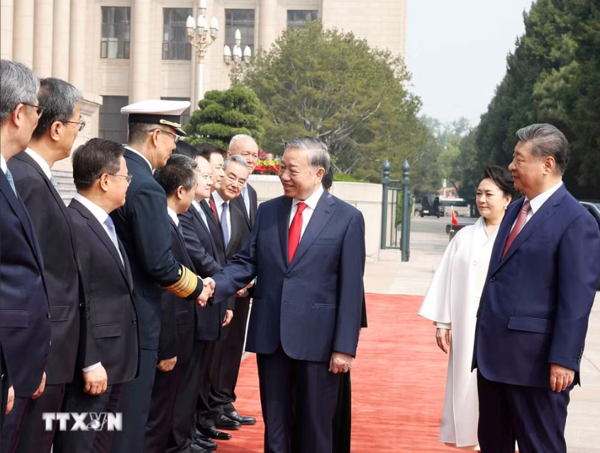 Trung Quốc bắn 21 loạt đại b&aacute;c ch&agrave;o mừng Tổng B&iacute; thư, Chủ tịch nước T&ocirc; L&acirc;m thăm cấp Nh&agrave; nước - Ảnh 8.