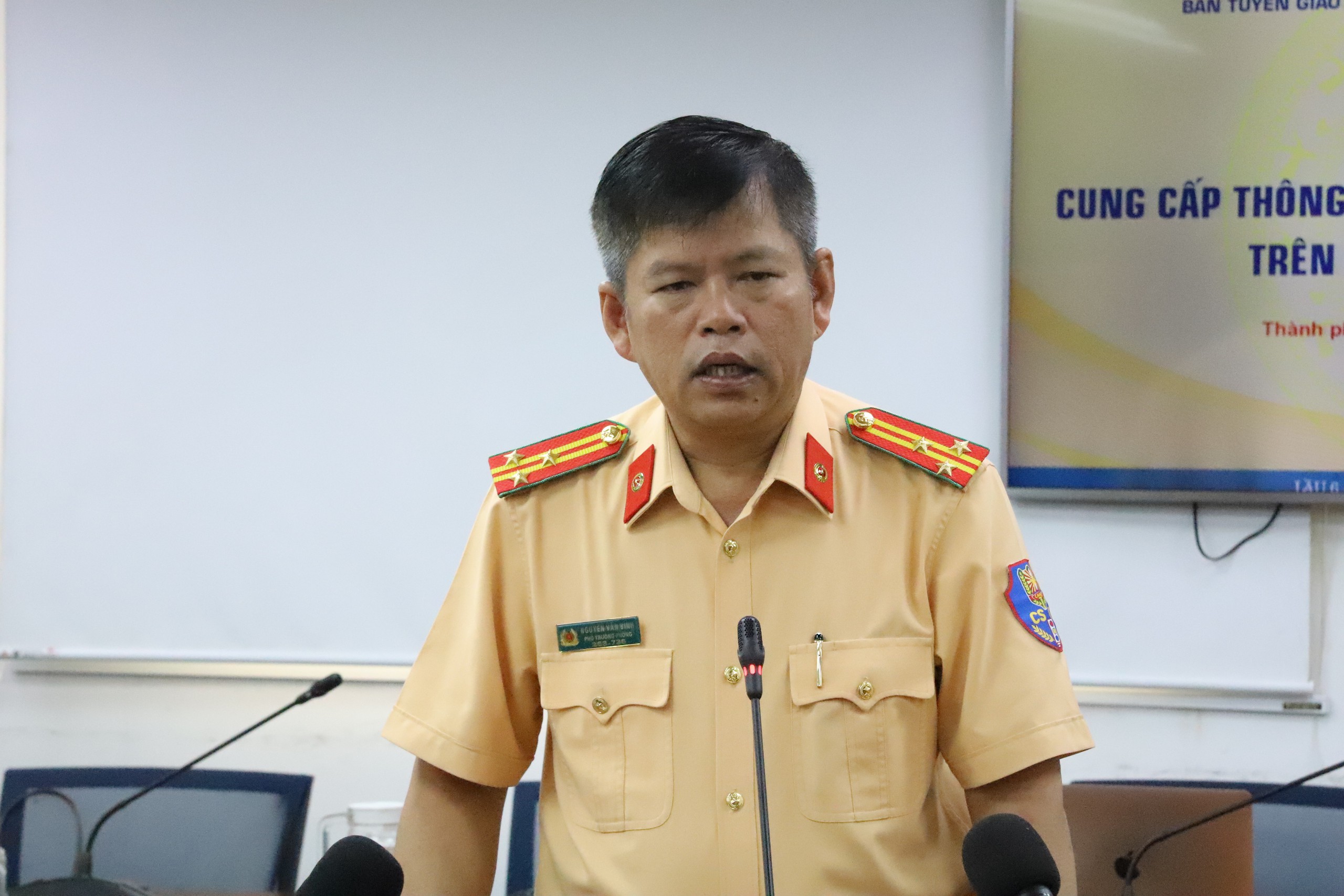 C&ocirc;ng an TPHCM tập trung xử l&yacute; nồng độ cồn, chạy qu&aacute; tốc độ trong dịp lễ - Ảnh 1.