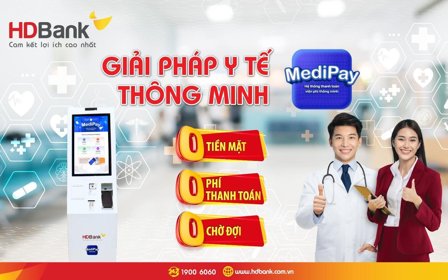 HDBank đột phá hành trình Y tế số: Trải nghiệm khép kín với MediPay và MediFast