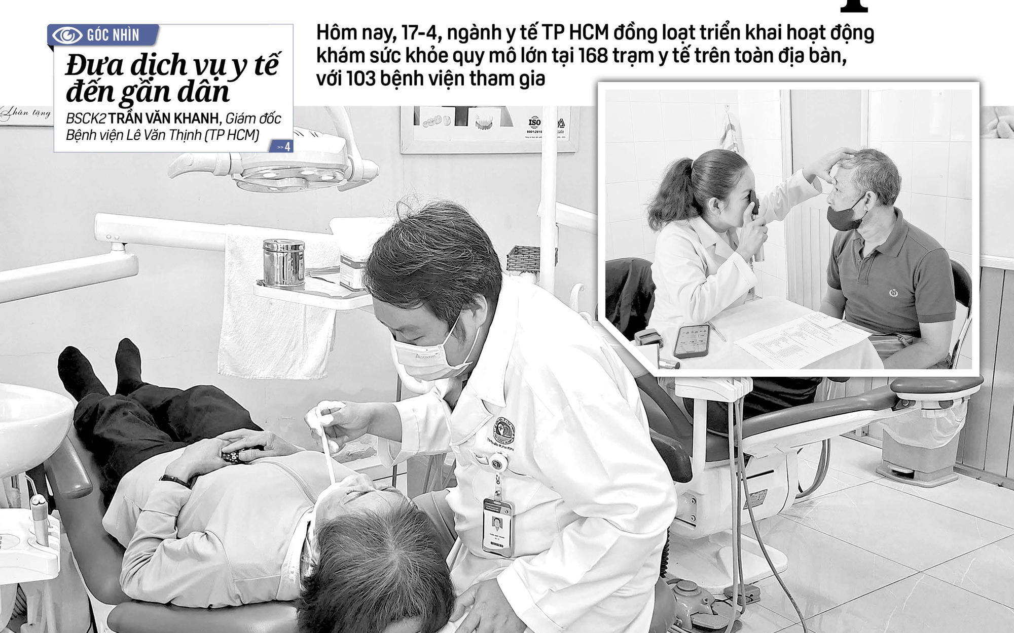 Báo in ngày 17-4: TP HCM đồng loạt khám sức khỏe miễn phí