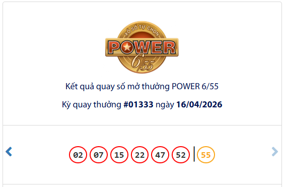 Xổ số Vietlott c&oacute; v&eacute; Power 6/15 tr&uacute;ng giải Jackpot 1 hơn 91,8 tỉ đồng - Ảnh 1.
