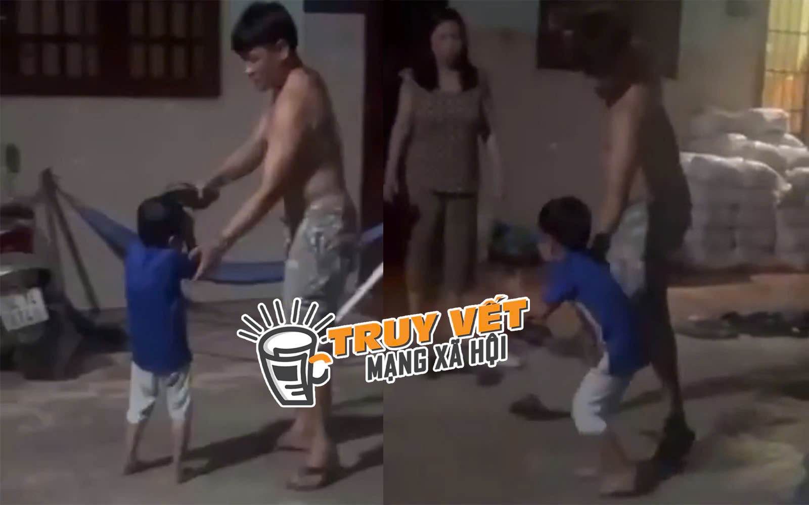 Phẫn nộ clip người cha lôi con nhỏ ra đánh tới tấp giữa khu dân cư TPHCM