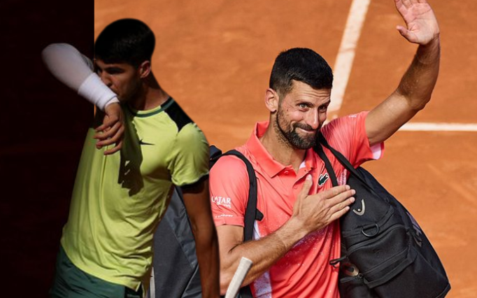 Djokovic, Alcaraz đồng loạt rút khỏi Madrid Open vì chấn thương