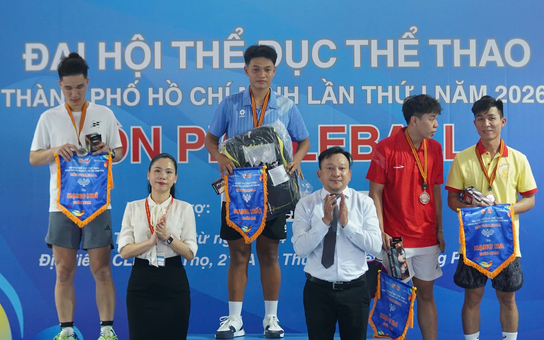 Giải pickleball Đại hội TDTT TP HCM khép lại sau 5 ngày tranh tài sôi nổi