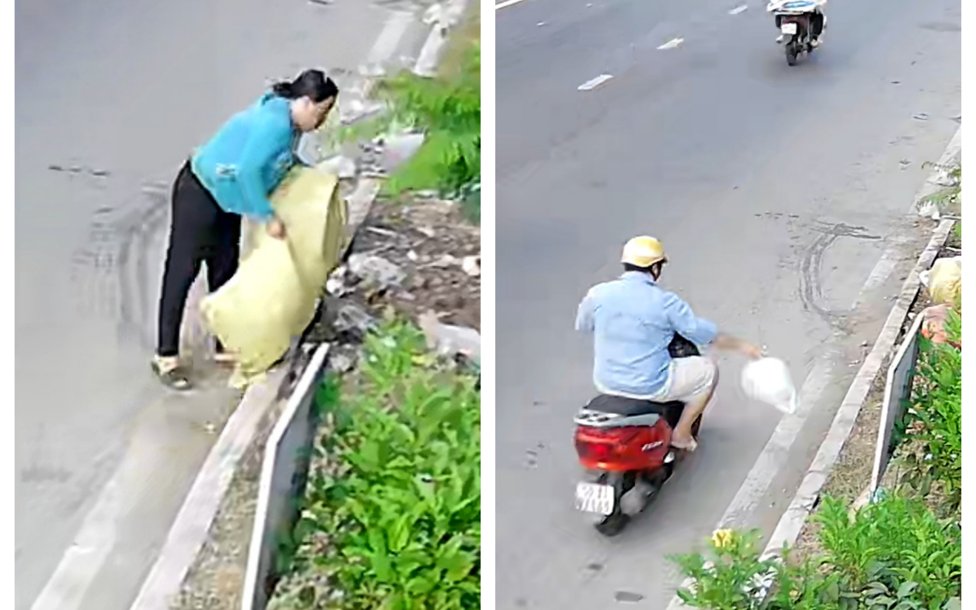 TPHCM: Phát hiện qua camera, xử phạt nguội 2 trường hợp vứt rác nơi công cộng