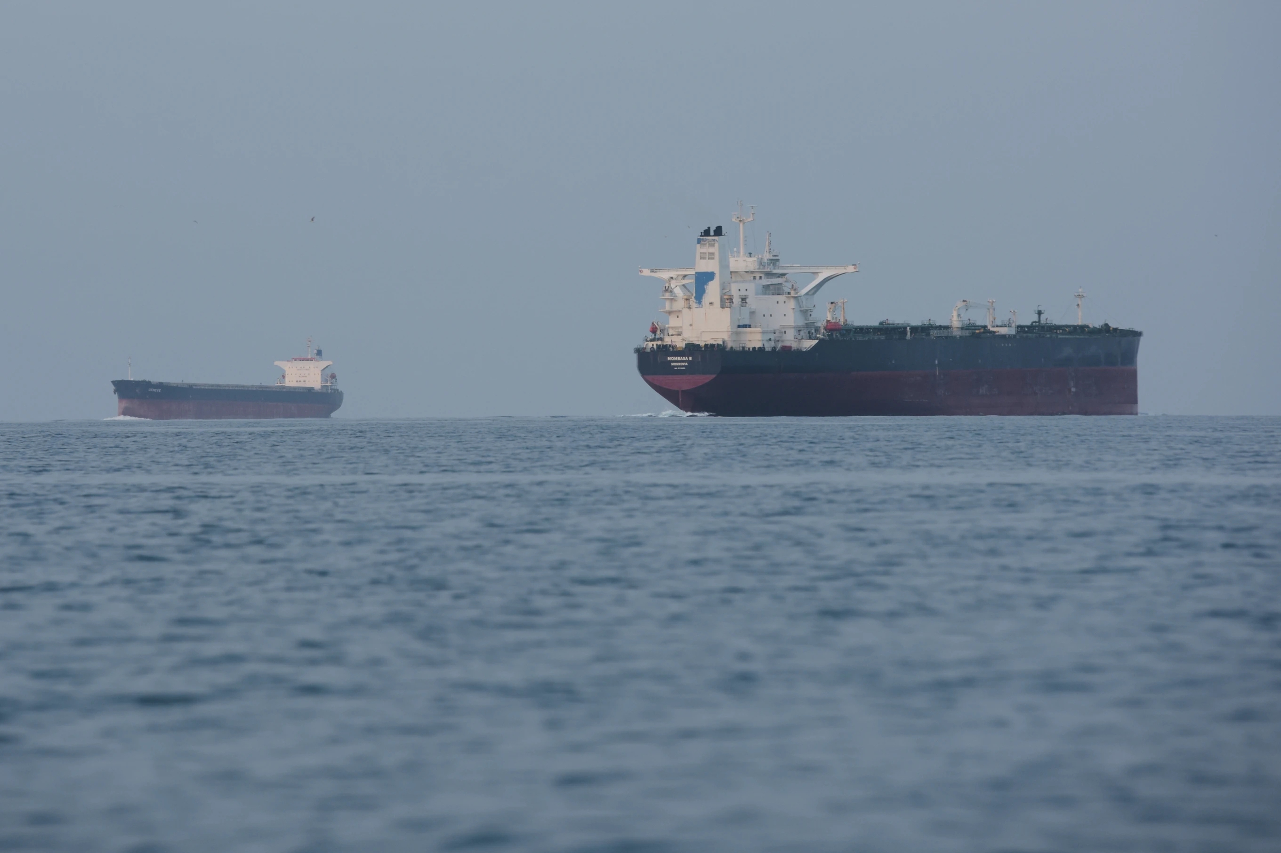 Căng thẳng eo biển Hormuz leo thang, tàu hàng tháo chạy - Ảnh 1.