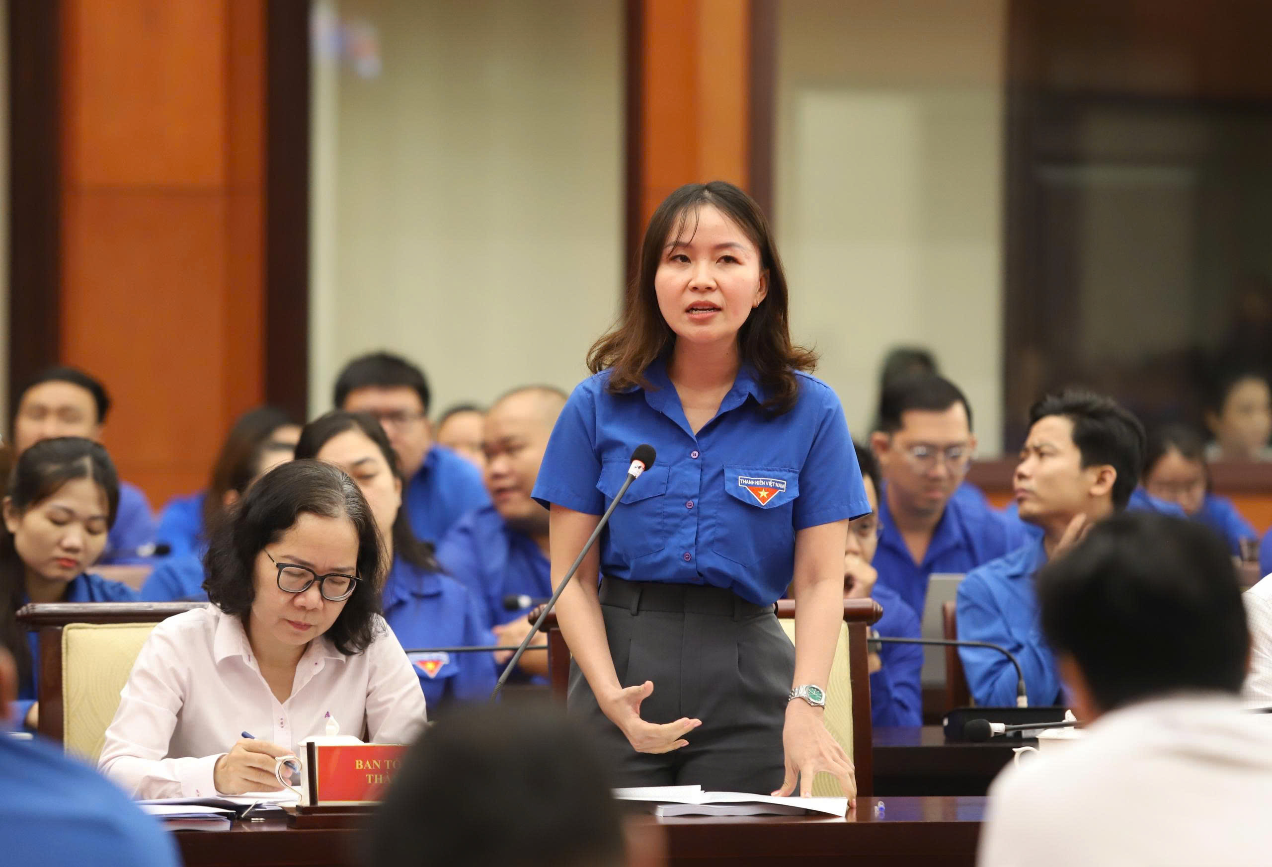 Đối thoại với thanh nhi&ecirc;n, B&iacute; thư Th&agrave;nh ủy TPHCM n&oacute;i về tương lai th&agrave;nh phố - Ảnh 3.
