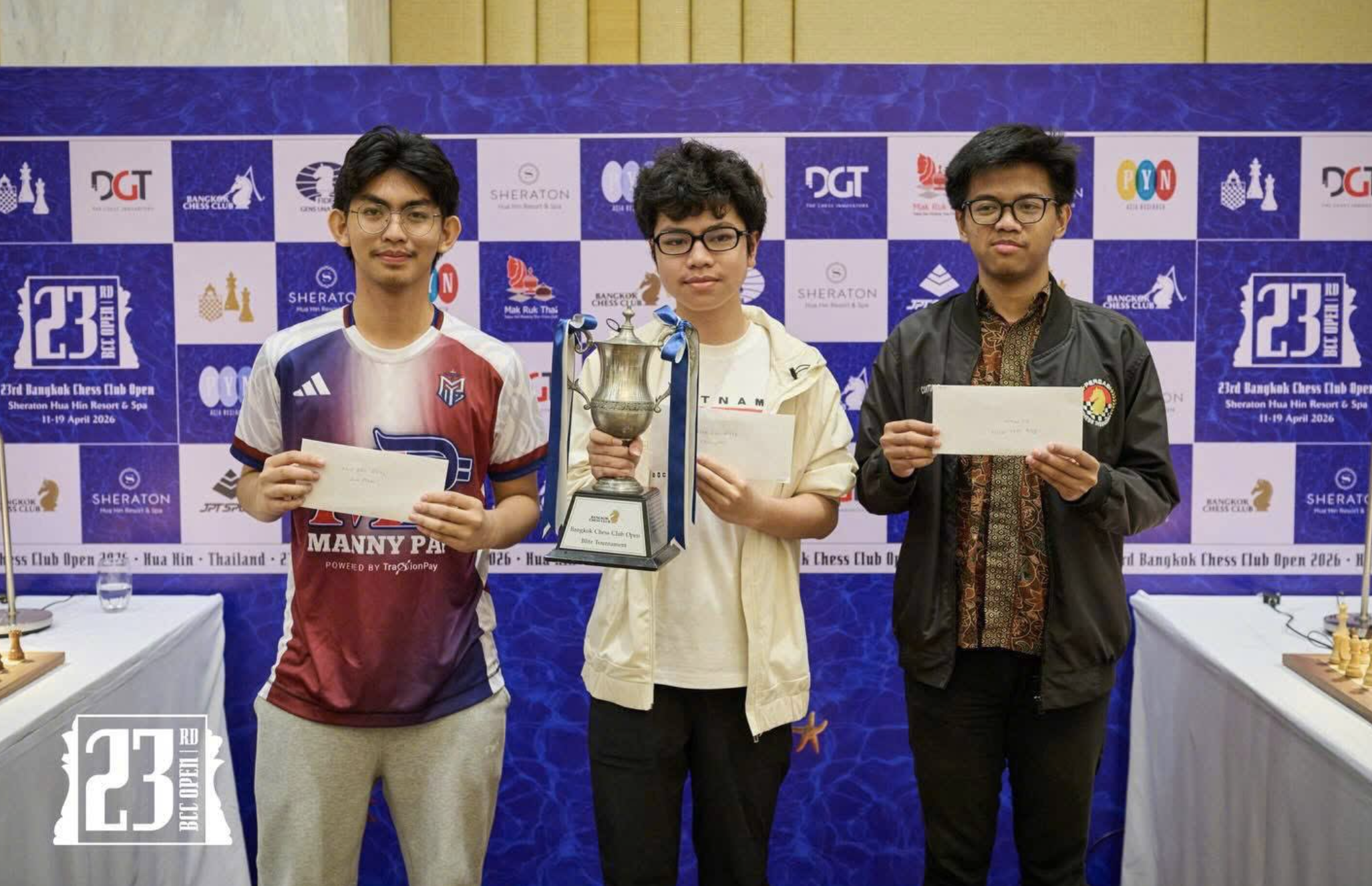 Đầu Khương Duy vô địch Bangkok Open 2026, giành thêm chuẩn Đại kiện tướng tuổi 15 - Ảnh 4.
