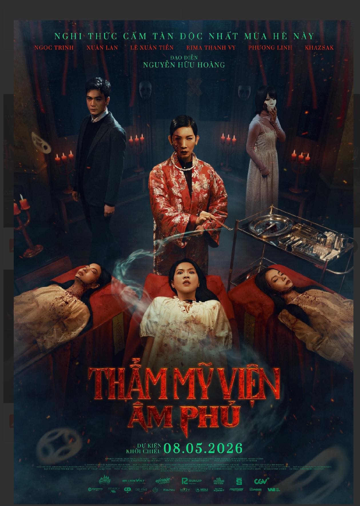 Xuân Lan "lừa" Ngọc Trinh, Rima Thanh Vy, Phương Linh xuống cõi âm - Ảnh 1.