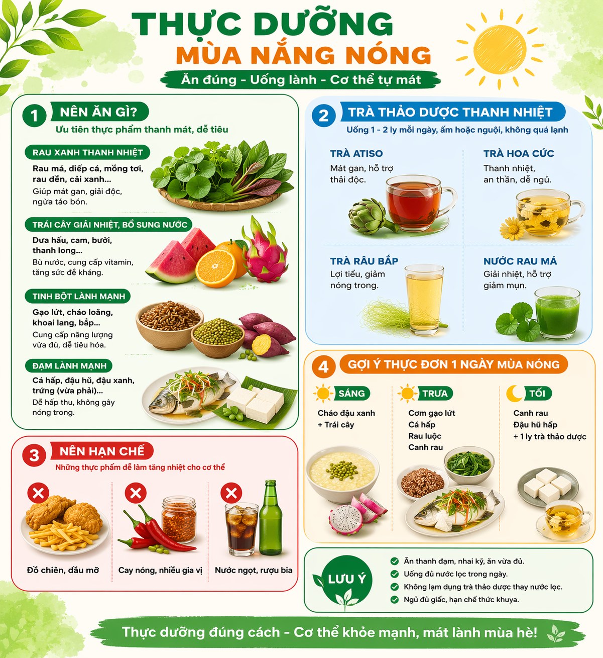 Ăn uống m&ugrave;a nắng n&oacute;ng sao cho hợp l&yacute; - Ảnh 2.