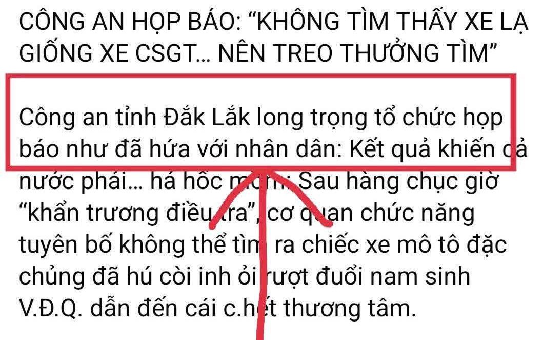 Đình chỉ công tác một thiếu tá Cảnh sát giao thông Đắk Lắk - Ảnh 2.