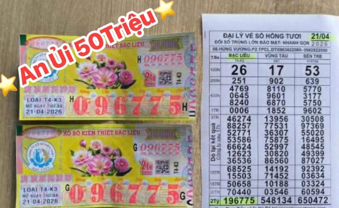 S&aacute;ng 22-4, lộ diện 2 tỉnh c&oacute; người tr&uacute;ng 2 giải độc đắc xổ số miền Nam - Ảnh 4.