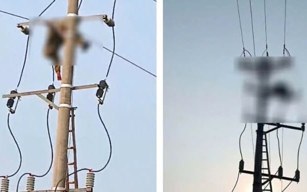 Bàng hoàng phát hiện thi thể nam sinh treo trên cột điện trung thế