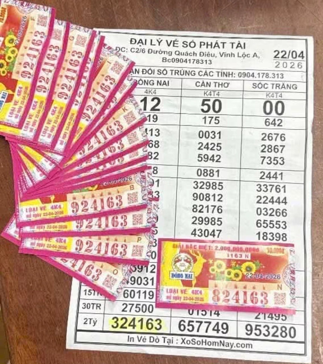 S&aacute;ng 23-4, TPHCM, T&acirc;y Ninh v&agrave; Vĩnh Long c&oacute; người tr&uacute;ng xổ số miền Nam - Ảnh 3.