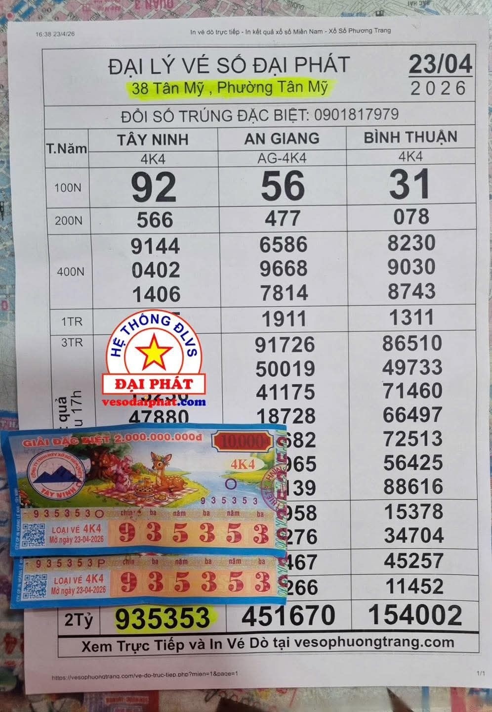 S&aacute;ng 24-4, nhiều người ở TPHCM, Vĩnh Long v&agrave; Cần Thơ tr&uacute;ng xổ số miền Nam - Ảnh 2.