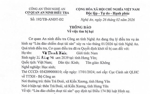 Tìm bị hại trong vụ án chiếm đoạt tiền thông qua bán vé máy bay giá rẻ